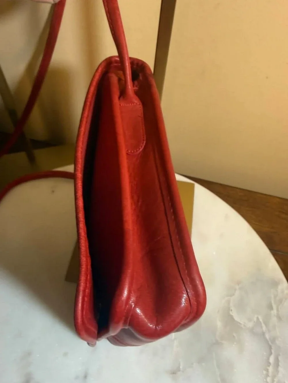 COACH NYC RED COMPACT POUCH